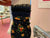 Navy Mini-floral Ribbed Sock