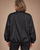 W26104 Black Satin Blouson Jacket