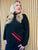 W25182 Black Knit sweater