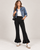 33783 Black Pull On Volante Trouser