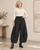 UP234N Urban Black Pull- Up Pant