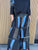 850464 Blue Print Trouser Elasric Waist