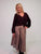 94601 Merlot Burgundy Cardigan
