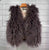Faux Fur Vest Chocolate