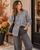 86303 Striped Embelished Blouse