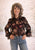 96718 Black Floral Blouse