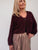 94601 Merlot Burgundy Cardigan