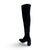 Wolfey Black Microsuede Tall Boot