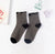 Black Ruffle Check Sock