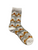 White Daisy Mesh Sock