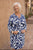 FO7465 Navy Mix Sun-Sational Dress
