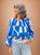 FO8256 Blue White Party Top