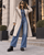 263912 Thigh Length Oatmeal Fringe Coat