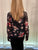 Black Floral Mesh Underpining