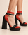 Orange Sheer Socks