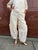 81456 Cream Lantern Trouser