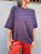 766136 Grape Knit Oversized Top