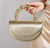 Gold Half Moon Clutch