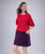 83747 Red Adjustable Waiste Cotton Top