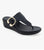 Izola Black Wedge Thong