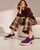 53043M2 Purple Suede Loafer