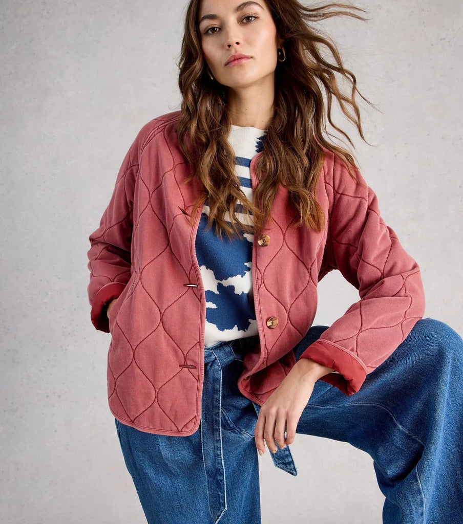 445499 Anya Jersey Quilted Jacket