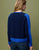 80814 Two Tone Cashmere Sweater