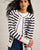 443042 Lulu White Multi Cardi