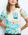 80609 Multi Short Sleeve Sweater