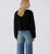 99792 Black Fringed Cardigan