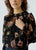 96718 Black Floral Blouse
