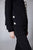 W25181 Black/Ecru Hexagon Knit Sweater