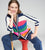 32358 Intarsia Tennis Knit Cardigan