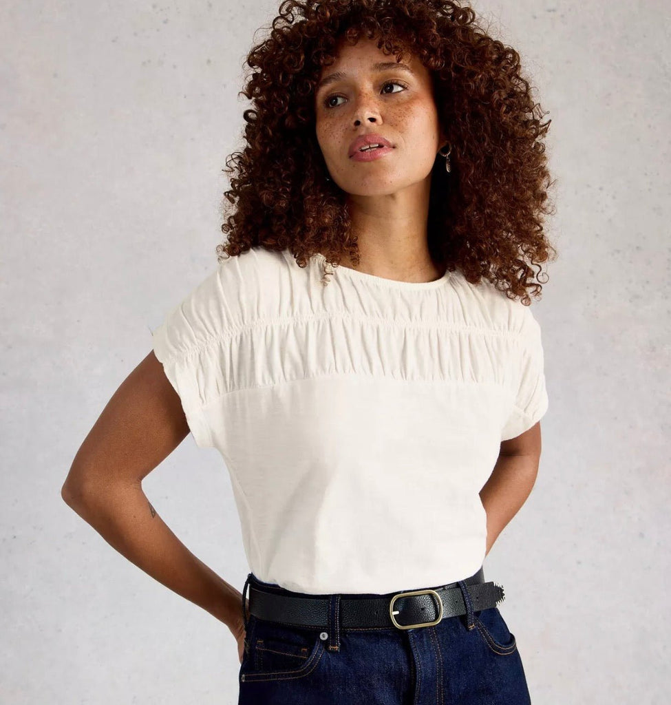 445540 Rachel Natural White Tee