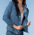 A47406 Blue Mix Reversible Jacket