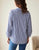 S26126 Navy White Stripe Blouse