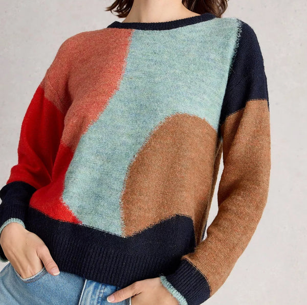 444082 Freya Abstract Sweater