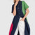 SD914 Barb Navy Multi Shirt Dress