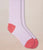 6537 Pink Stripes Pattern Socks
