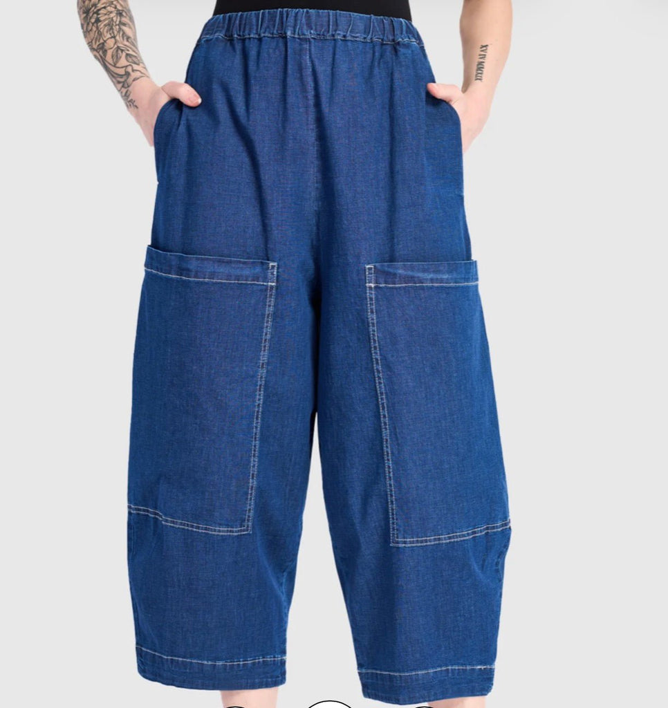 SP707D Barrel Capri Denim Pant