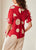 S26183 Red Polka Dot Top