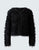 99792 Black Fringed Cardigan