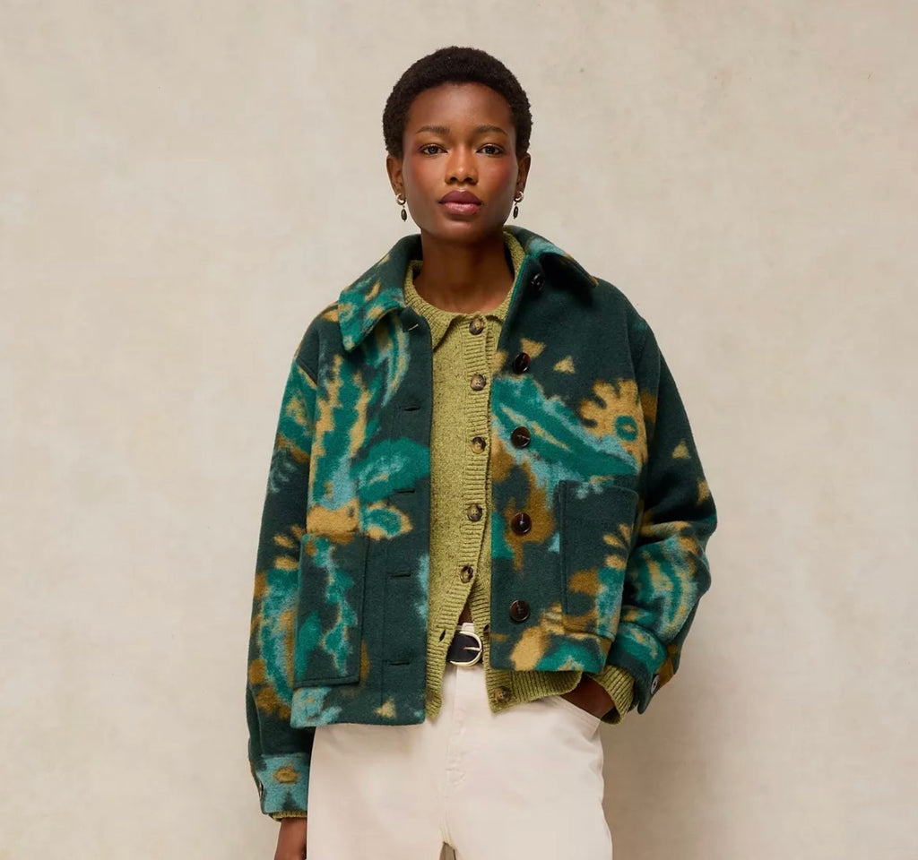 446889 Alexa Green Multi Jacket