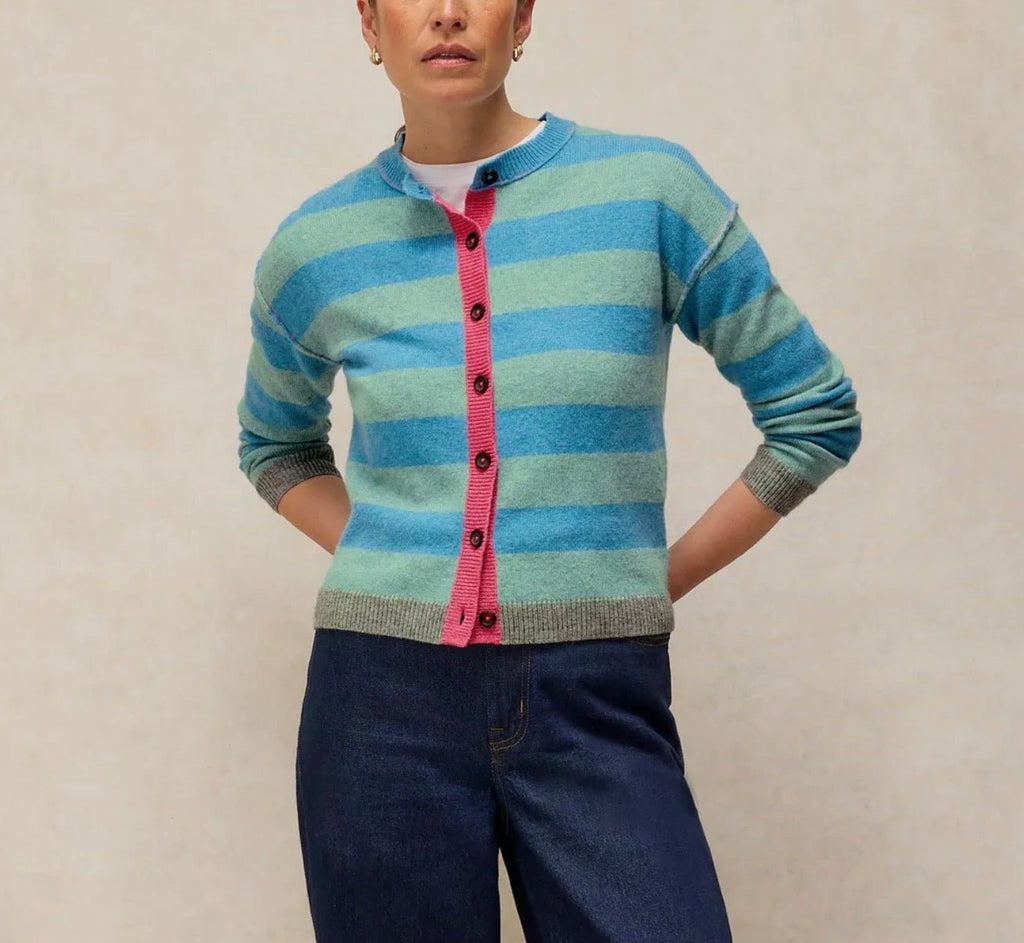 446730 Sansa Blue Stripe Cardi