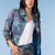 A47448 Turquoise Mix Reversible Jacket