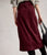 444231 Tia Dark Plum Cord Skirt