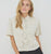 8732 Cansu Bone Bolero Shirt