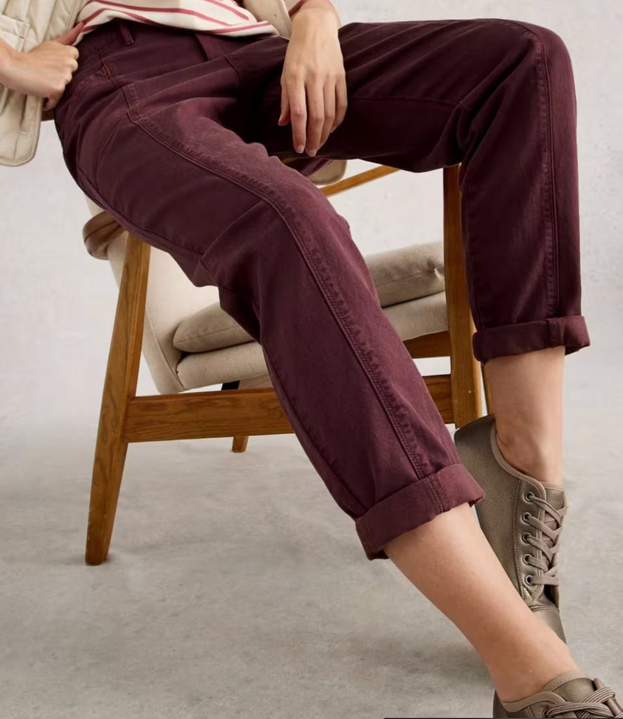 444236 Thea Dark Plum Trouser