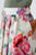 93439 Pink Green Floral Skirt
