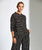 S25505 Black Ecru Stripe Jacket